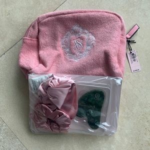 Brand new Victoria’s Secret jade guasha, headband, scrunchie & pouch